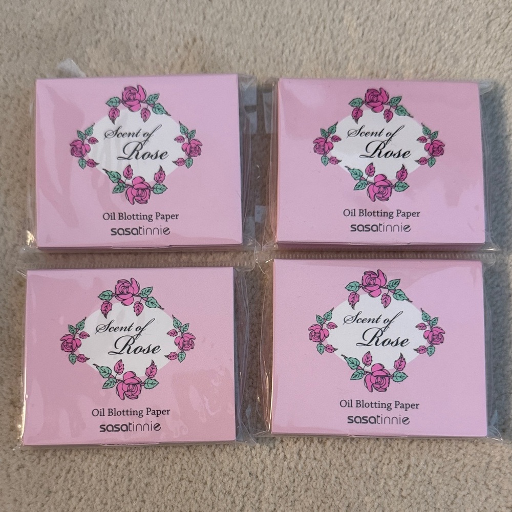 Sasa Tinnie Scent of Rose Oil Blotting Paper